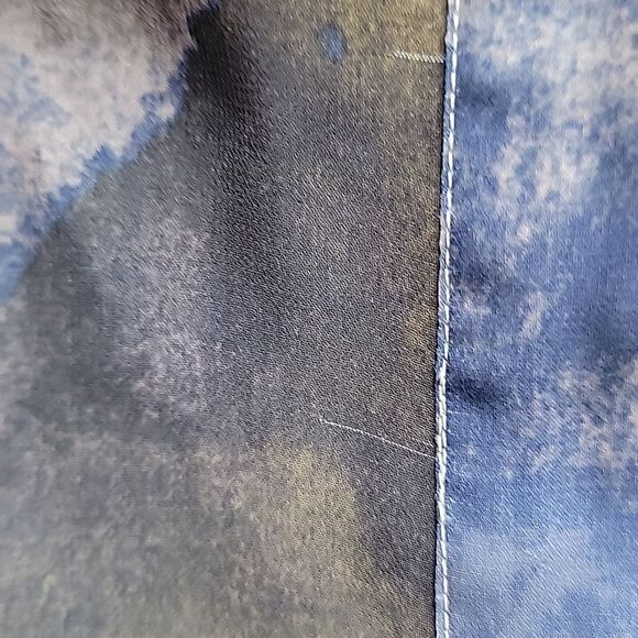 Mossimo sheer blouse watercolor print Women's Size XS - Picture 9 of 11